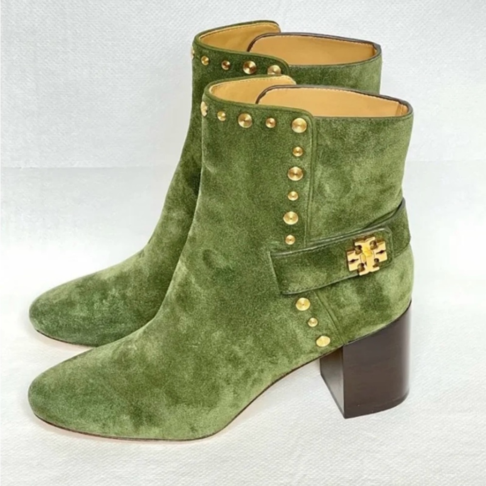 TORY BURCH Kira studded suede ankle boots. Size 8 - Picture 3 of 15